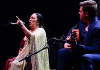 La cantaora Amparo Heredia &#039;La Repompilla&#039; durante una actuación