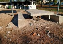 El Ayuntamiento de Sagunto repara los paelleros de Sant Cristòfol y la Gerencia, tras los desperfectos provocados por actos vandálicos