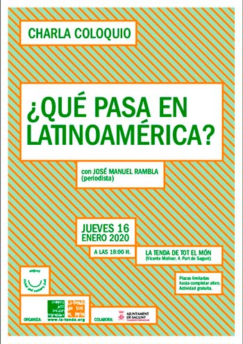 Cartel Charla Latinoamericadentro