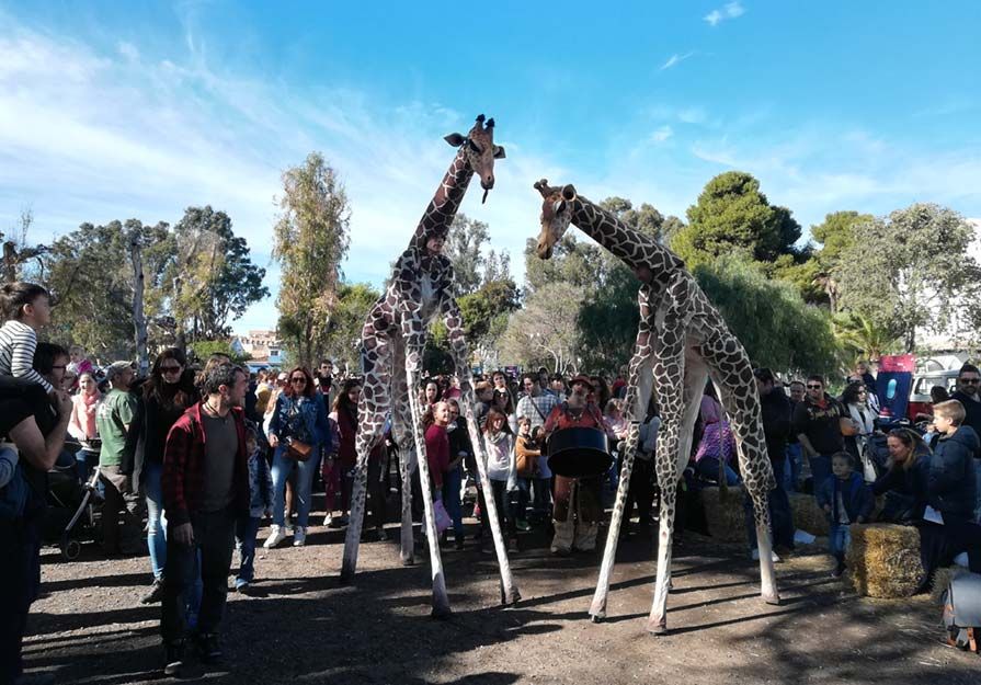 Escena kids girafas