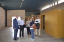 Foto de archivo de una de las visitas de las autoridades a este centro de recepción de visitantes del Castillo de Sagunto