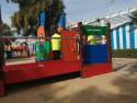 El nuevo parque infantil de la zona de la playa de Canet cuenta con juegos accesibles