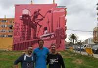 El mural del artista valenciano Xelon ya se puede contemplar en la avenida 9 d’Octubre