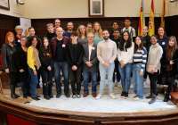 El Ayuntamiento de Sagunto recibe a un grupo de estudiantes Erasmus del IES Clot del Moro procedentes de Finlandia, Francia e Islas Reunión