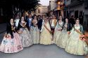 Las Falleras Mayores y la Corte de Honor en su visita a Turís (Foto: Paco Bono)