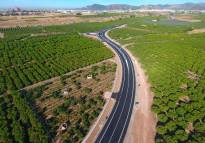 La Diputación elimina los puntos peligrosos de la carretera que une Sagunto y Canet d’En Berenguer