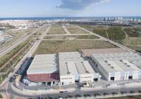 En primer plano el polígono industrial Camí la Mar (Foto Drones Morvedre)