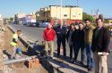Los concejales han visitado las obras en la calle Periodista Azzati