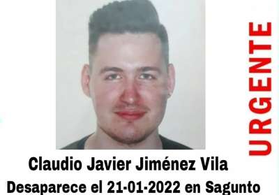 Denuncian la desaparición de un joven de 23 años en Sagunto
