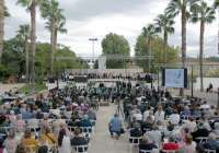 El público llenó el auditorio al aire libre del polideportivo Mateu Lahoz de Algímia d&#039;Alfara