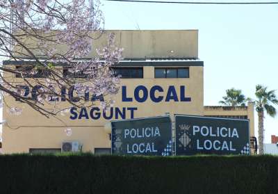 Seis detenidos este fin de semana en cuatro intervenciones de la Policía Local de Sagunto