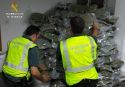 La Guardia Civil interviene 50 kilogramos de hachís y 250 kilos de marihuana ocultos en el interior de un vehículo que circulaba por Sagunto