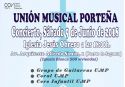 Distintas agrupaciones de la Unión Musical Porteña despiden la primavera con un concierto místico