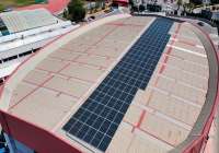 El Ayuntamiento de Sagunto instala 200 paneles fotovoltaicos en el pabellón del Polideportivo Municipal Internúcleos