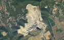 Vista aérea de la cantera Salt del Llop, que actualmente explota Lafarge