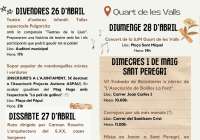 Quart de les Valls celebra su semana cultural y la festividad de Sant Peregrí 2024