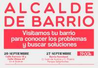 Alcalde de Barrio regresa tras el verano con citas en la zona de Churruca y en Ferroland