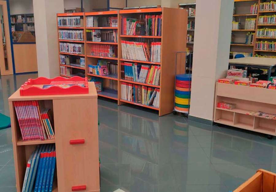 La nueva sala infantil de la biblioteca municipal del Centro Cívico