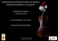 El Conservatorio Joaquín Rodrigo celebra este viernes su tradicional Concierto de Navidad