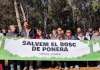 Protesta en contra del Plan Especial de ampliación del Colegio San Vicente Ferrer de Sagunto
