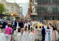 La procesión del Corpus tuvo lugar este domingo en Sagunto