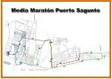 Imagen del circuito de la Media Maratón de Puerto de Sagunto
