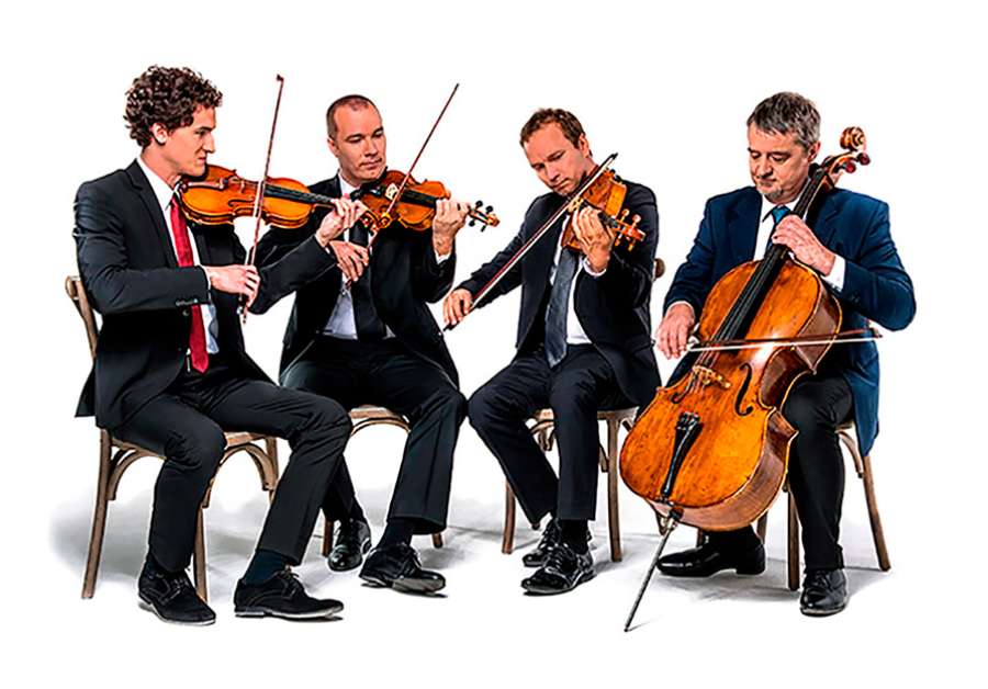 Integrantes del cuarteto de Zagreb que actuará en Puerto de Sagunto