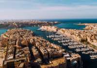 Vista aérea de tres ciudades de Malta