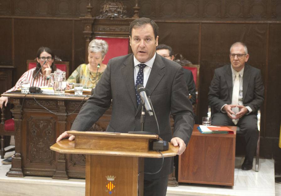 El portavoz del PP, Sergio Muniesa, en una foto de archivo