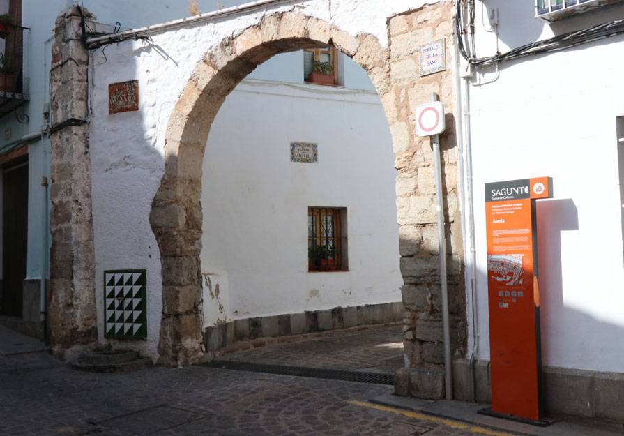El Portalet de la Sang de Sagunto, uno de los elementos patrimoniales judíos en la ciudad