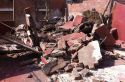Se derrumba el techado de una casa en la calle Almendro