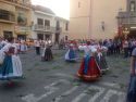 El grup de danses El Repom participó en la procesión de ayer