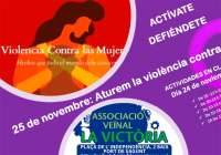 La AV La Victòria se suma a la conmemoración del 25 de noviembre con talleres y poemas
