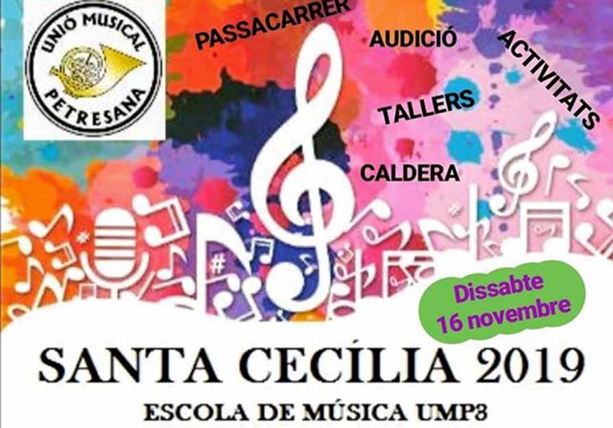 La Escuela de Música de la Unió Musical de Petrés prepara una gran jornada para celebrar Santa Cecilia