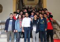 Alumnado del IES Clot del Moro visitan el Ayuntamiento de Sagunto