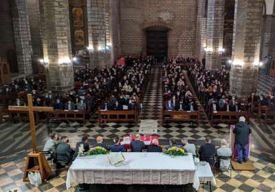 La Junta General Ordinaria se celebró este domingo en la Iglesia de Santa María