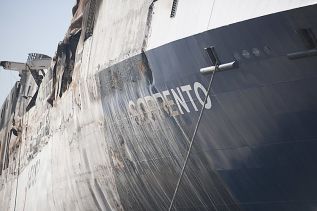 El Sorrento abandona hoy el puerto de Sagunto