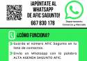 Sagunto pone en marcha un servicio de información de Comercio y Mercados a través de WhatsApp