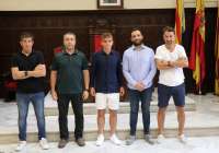 Recibimiento en Sagunto al deportista Hugo Caparrós tras lograr el campeonato autonómico de pádel
