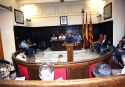 Un momento de la sesión extraordinaria del pleno del Ayuntamiento de Sagunto celebrado esta mañana