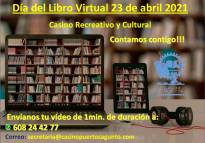 El Casino Recreativo y Cultural volverá a celebrar el Día del Libro de forma virtual