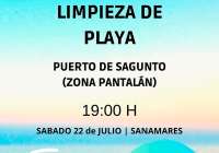 Organizan para este sábado una jornada de limpieza de la playa en la zona del Pantalán