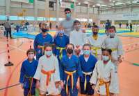 Los jóvenes deportistas del Judo Canet que participaron en esta competición
