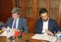 Aurelio Martínez y Darío Moreno han firmado el convenio marco de colaboración