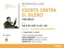 El escritor Toni Mollà presenta su libro «Escrits contra el silenci» en  Sagunto