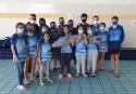 Los pequeños nadadores del Acuático Morvedre que participaron en esta competición