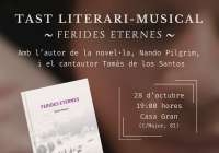 El libro Ferides Eternes de Nando Pilgrim se presentará en Faura con una emotiva cata literaria-musical