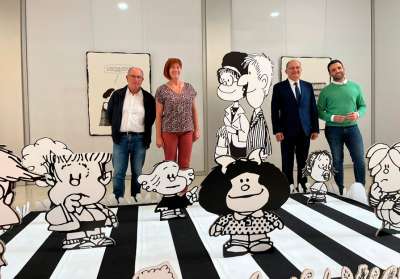 La exposición dedicada a Quino ha abierto sus puertas en Sagunto este jueves