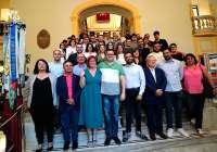 Homenaje a la Lira Saguntina por su victoria en el 46 Certamen de Bandas de la Diputación de Valencia