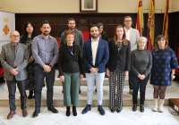Representantes del Ayuntamiento de Sagunto han recibido este martes a la rectora de la Universidad de Valencia